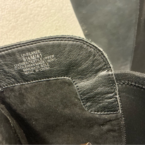 Lucky Brand Tilaree leather high knee black boots size 9.5 M
